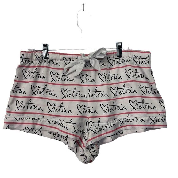 Victoria’s Secret Logo pajama short bottoms large - Picture 1 of 9